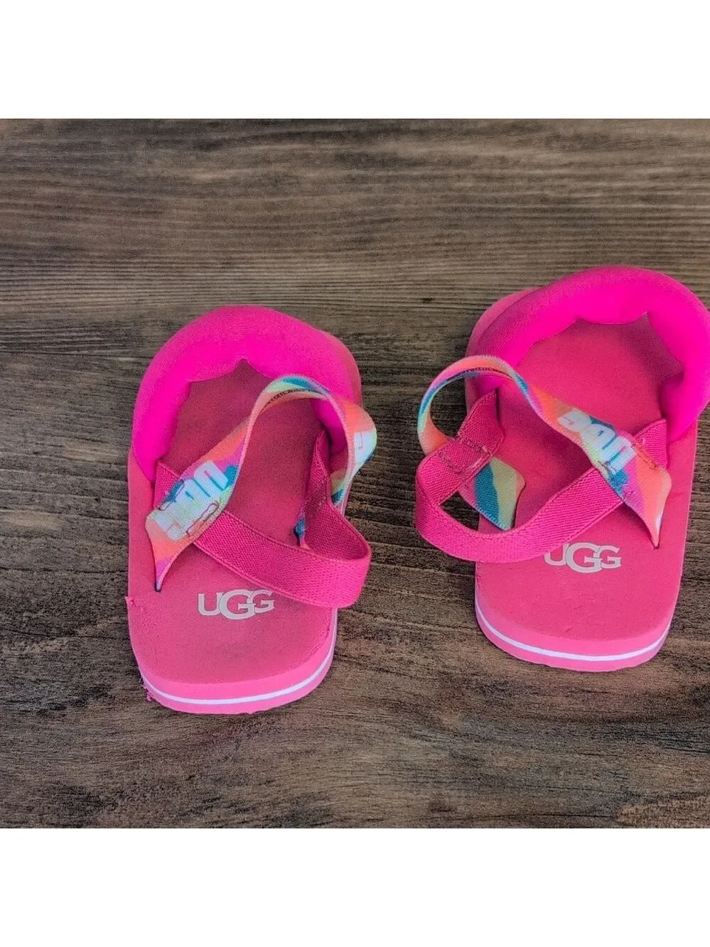 UGG Kids Zuma Sling Taffy Pink Sandals Infant 2/3